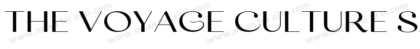 The Voyage Culture Sans Outline字体转换